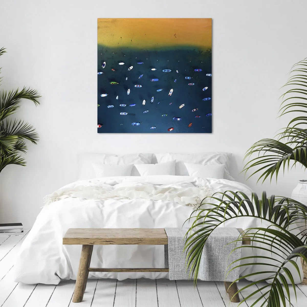 Impression sur toile - Image sur toile - Jeu de vacances - 50x50 cm