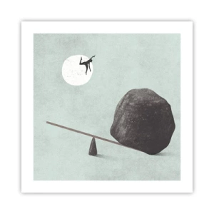 Affiche - Poster - Réalisation de ses rêves - 50x50 cm