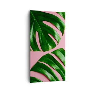 Impression sur toile - Image sur toile - Rendez-vous vert - 55x100 cm