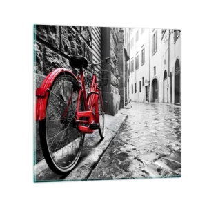 Impression sur verre - Image sur verre - La vraie beauté ne vieillit pas - 30x30 cm