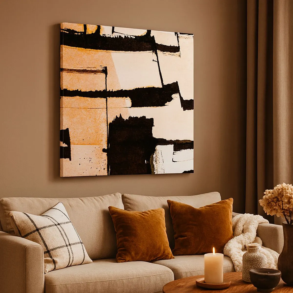 Impression sur toile - Image sur toile - De l’ordre malgré tout - 30x30 cm