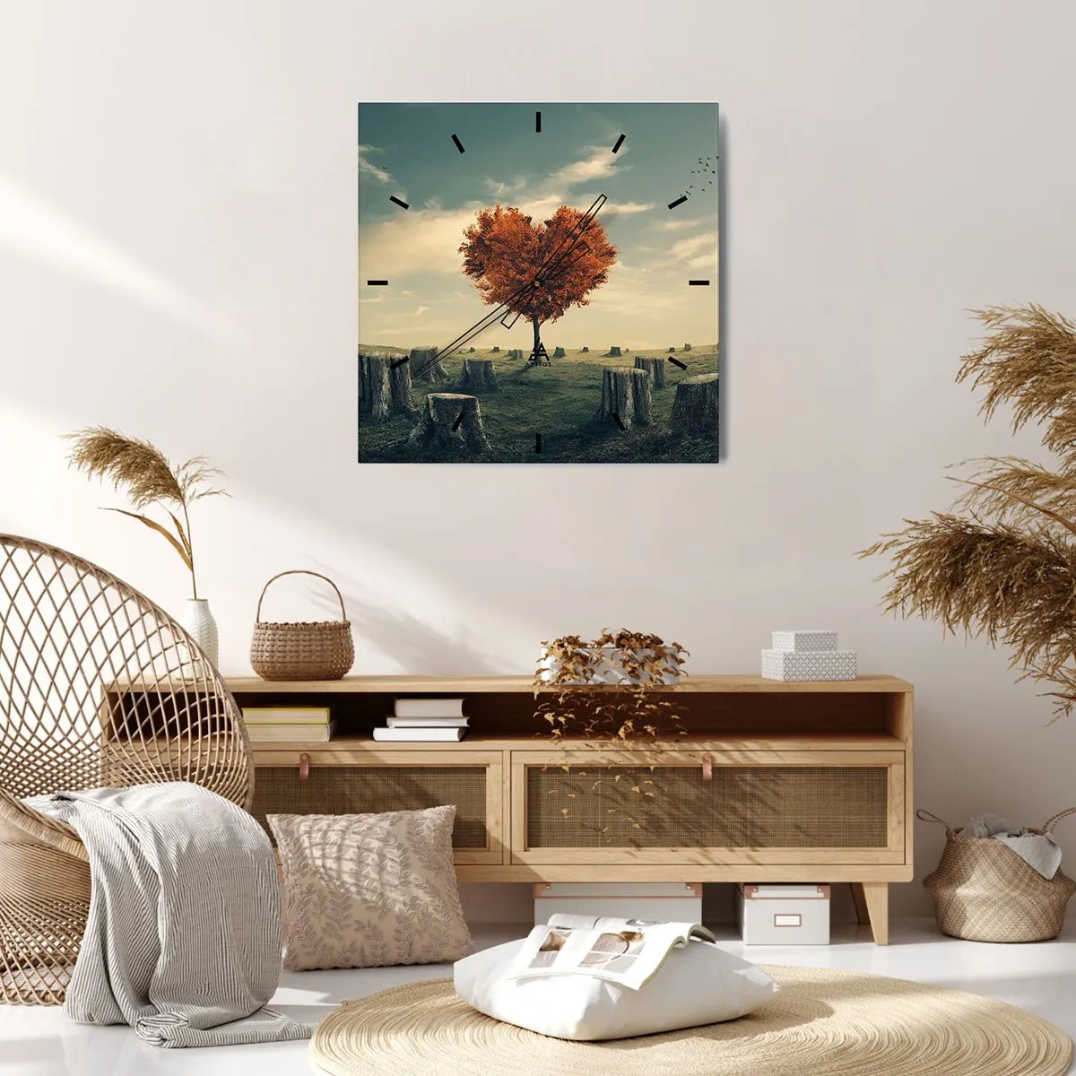 Horloge murale - Pendule murale - Il y a toujours de l'espoir - 30x30 cm