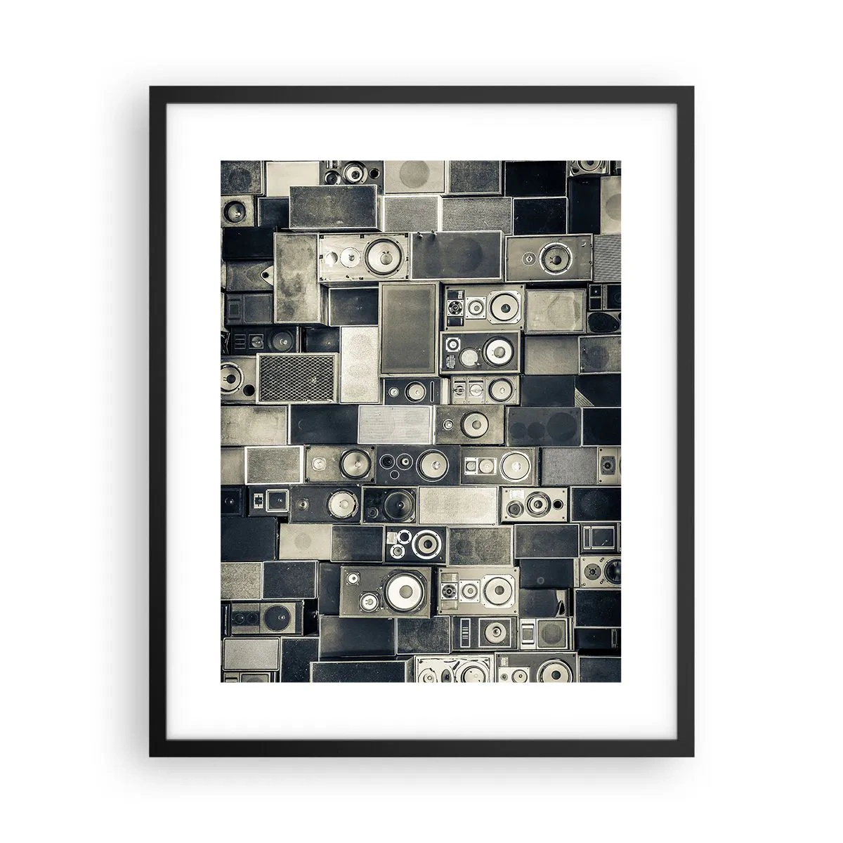 Affiche dans un cadre noir - Poster - Tout va bien - 40x50 cm