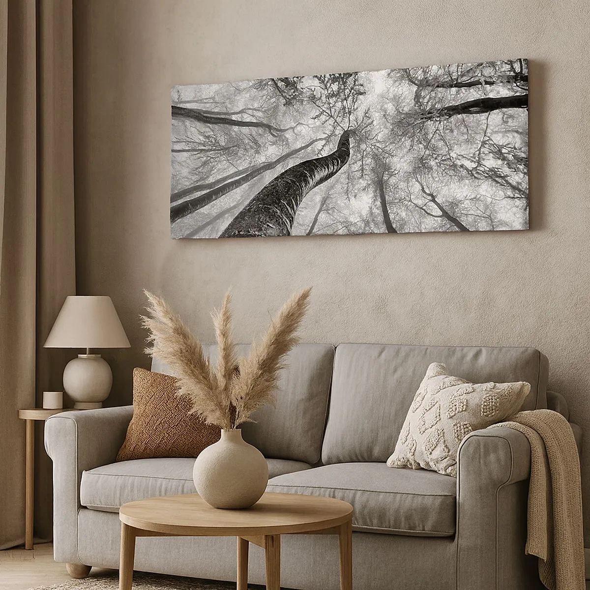 Impression sur toile - Image sur toile - Course vers la lumière - 100x40 cm
