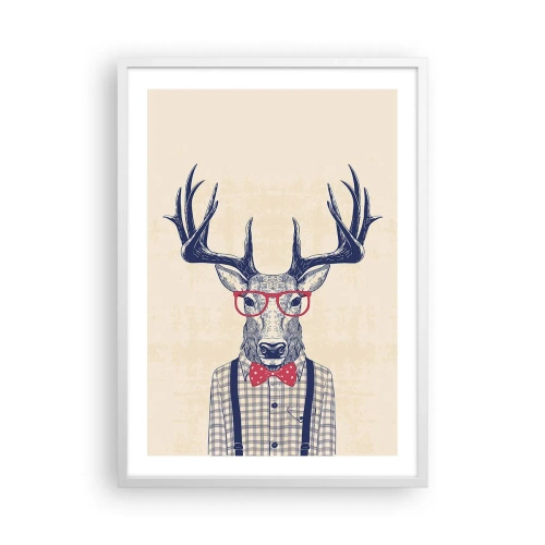 Affiche dans un cadre blanc - Poster - Une extravagance amusante - 50x70 cm