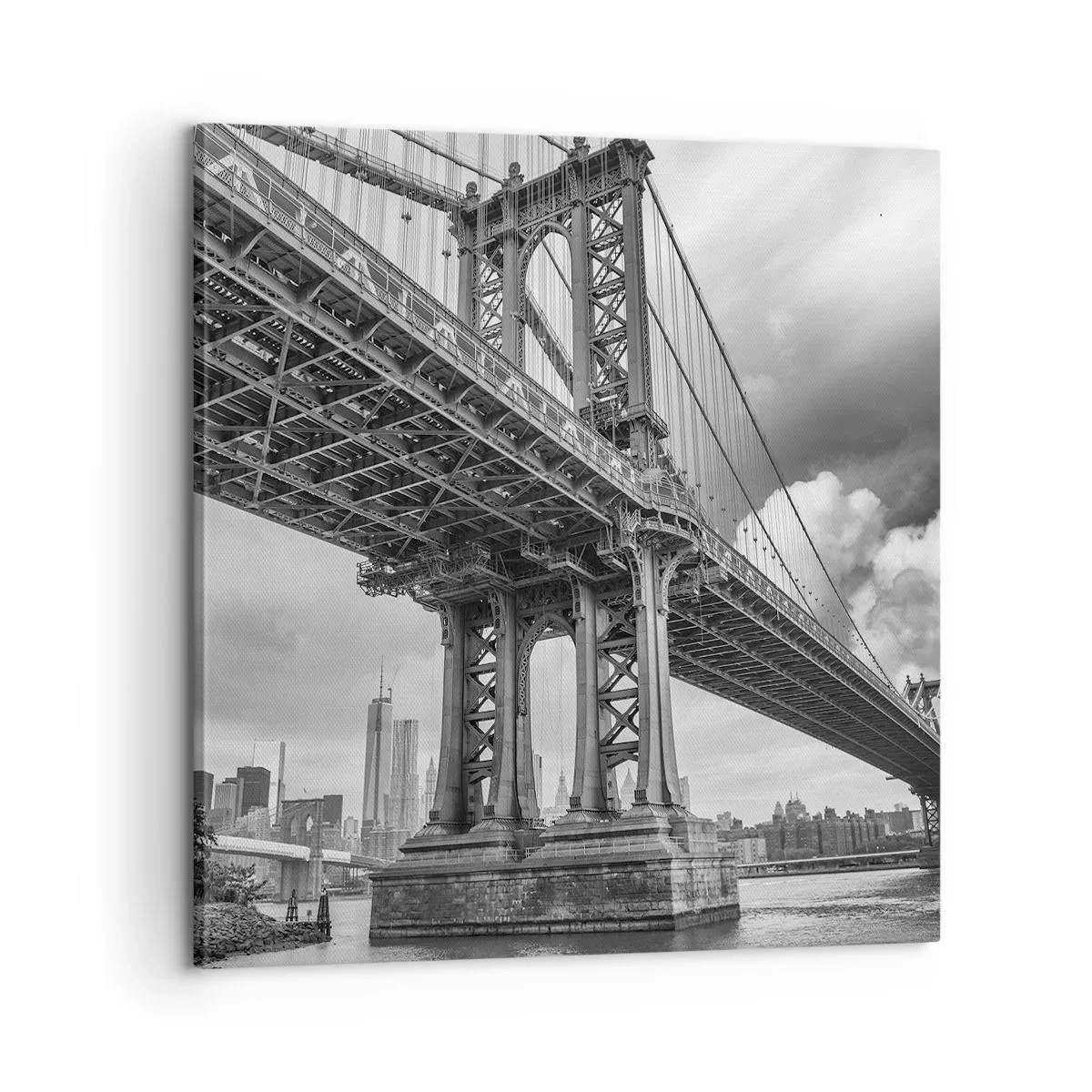 Impression sur toile - Image sur toile - Au coeur de la ville - 60x60 cm