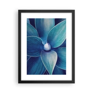 Affiche dans un cadre noir - Poster - Le bleu du ciel - 30x40 cm