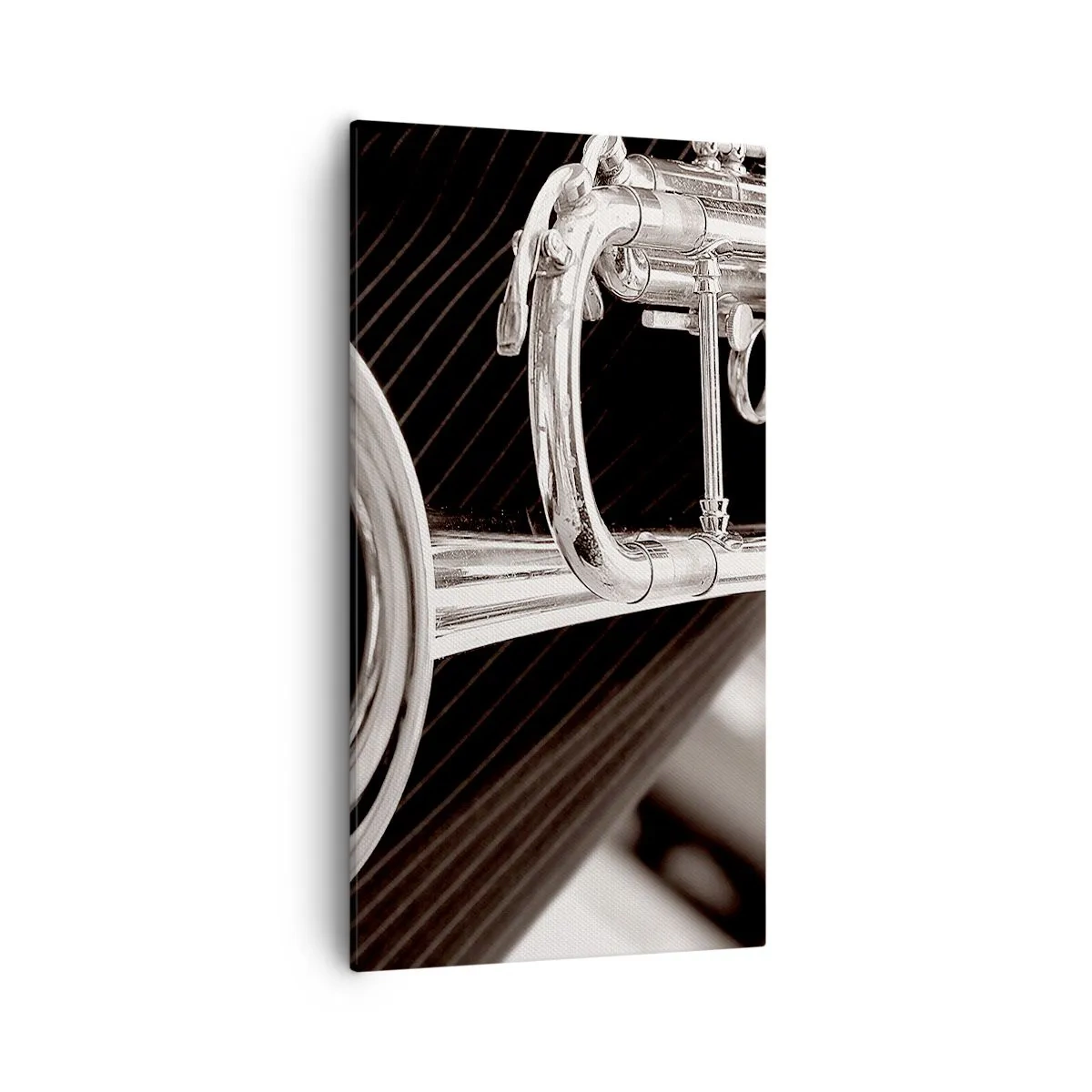 Impression sur toile - Image sur toile - Voyage musical vers les années 30 - 55x100 cm