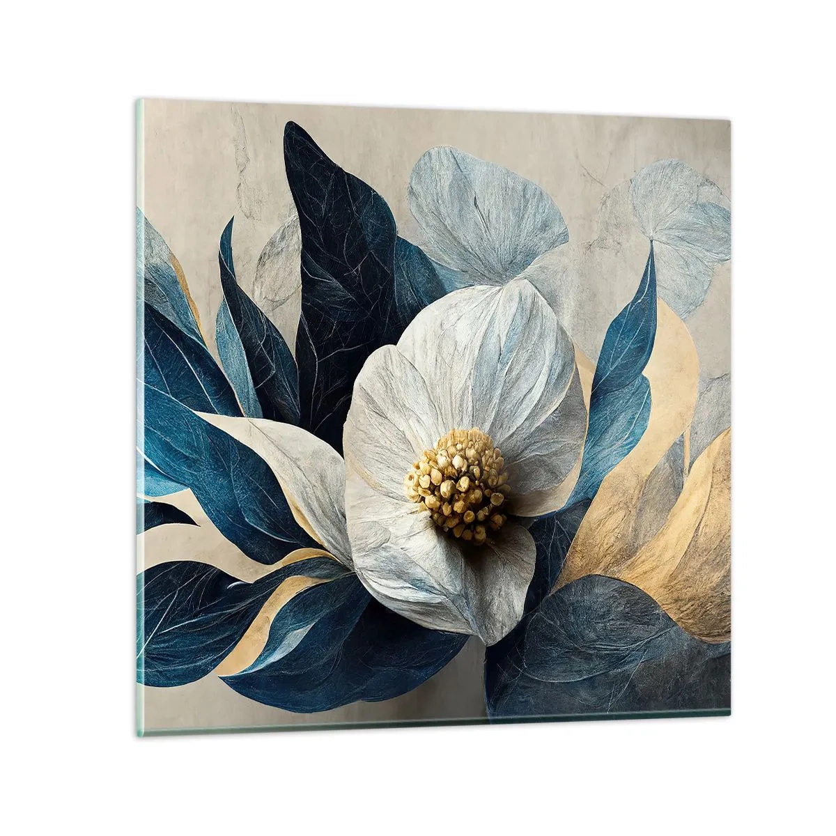 Impression sur verre - Image sur verre - Il a un coeur d'or - 50x50 cm