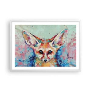 Affiche dans un cadre blanc - Poster - Etes-vous prêts pour moi? - 70x50 cm