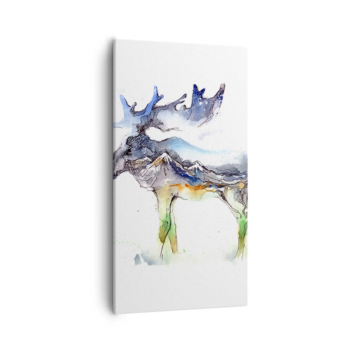 Impression sur toile - Image sur toile - Le héros d'un conte d'hiver - 55x100 cm