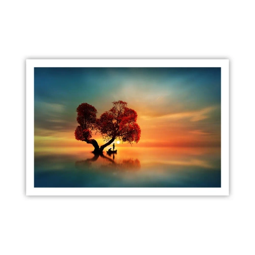 Affiche - Poster - Plénitude et éloignement sans monde - 91x61 cm