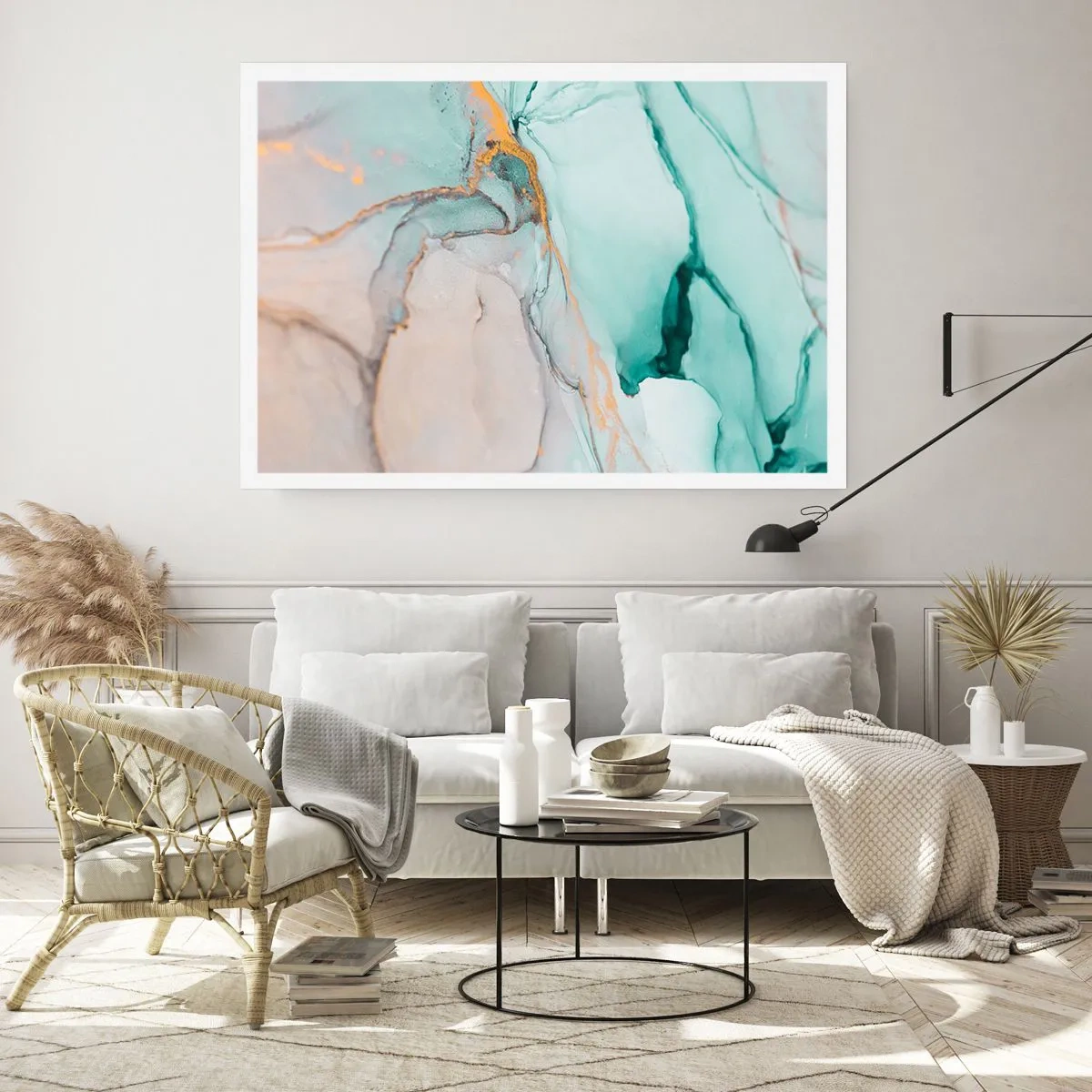 Affiche - Poster - Danse des formes et des couleurs - 91x61 cm