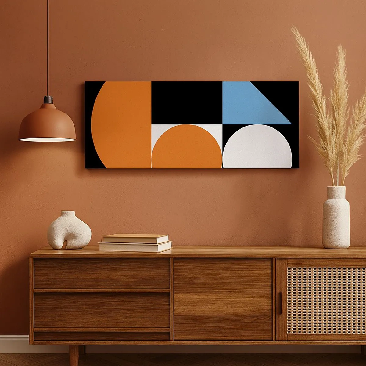 Impression sur toile - Image sur toile - Rangement de figures - 100x40 cm