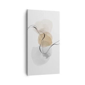 Impression sur toile - Image sur toile - Perles d'air - 55x100 cm