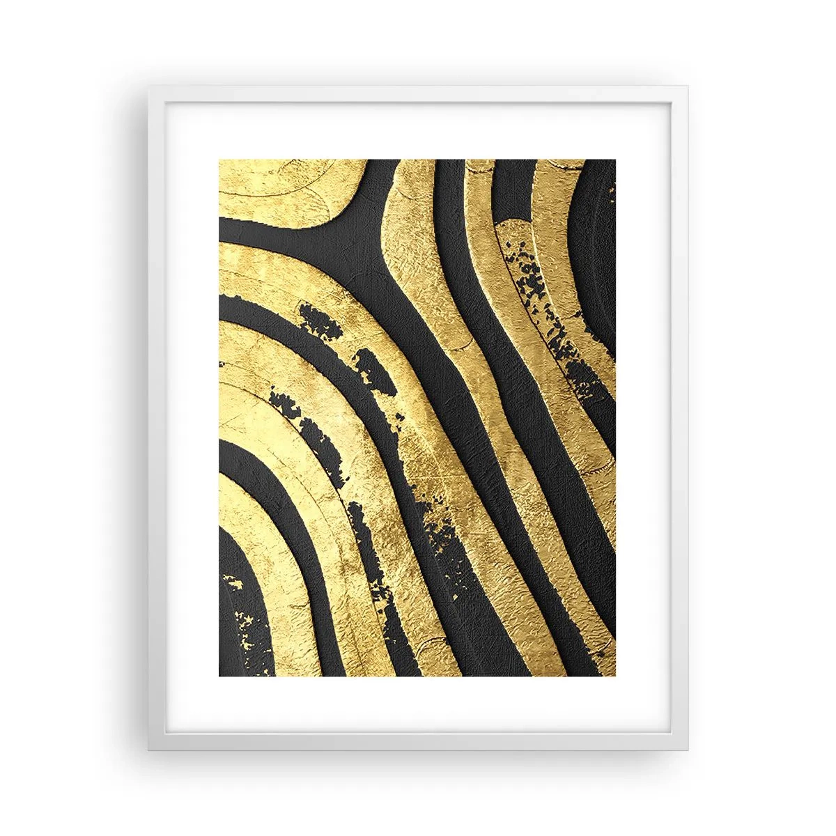 Affiche dans un cadre blanc - Poster - Tout coule - 40x50 cm