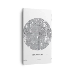 Impression sur toile - Image sur toile - Anatomie de Los Angeles - 45x80 cm