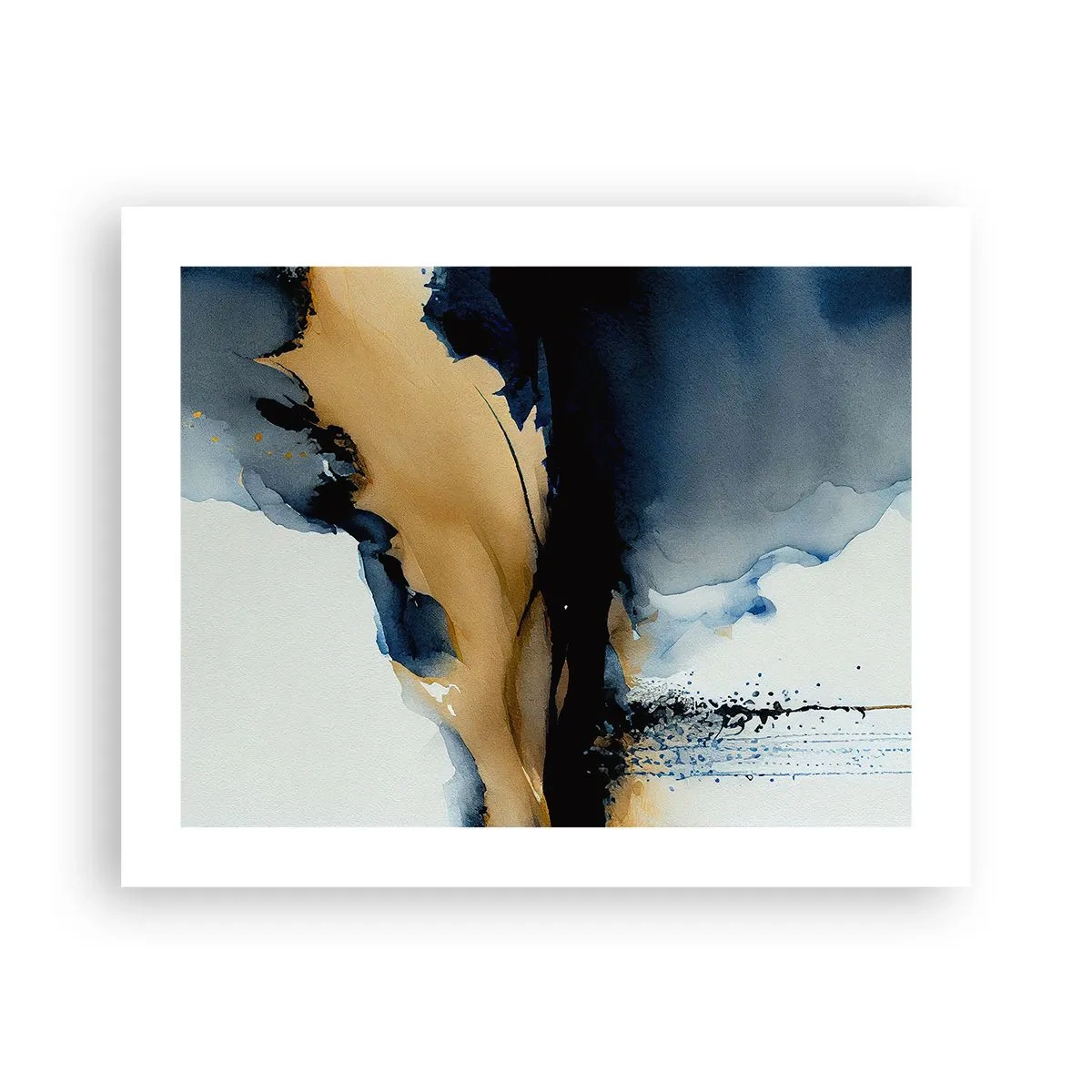 Affiche - Poster - Derrière le rideau - 50x40 cm