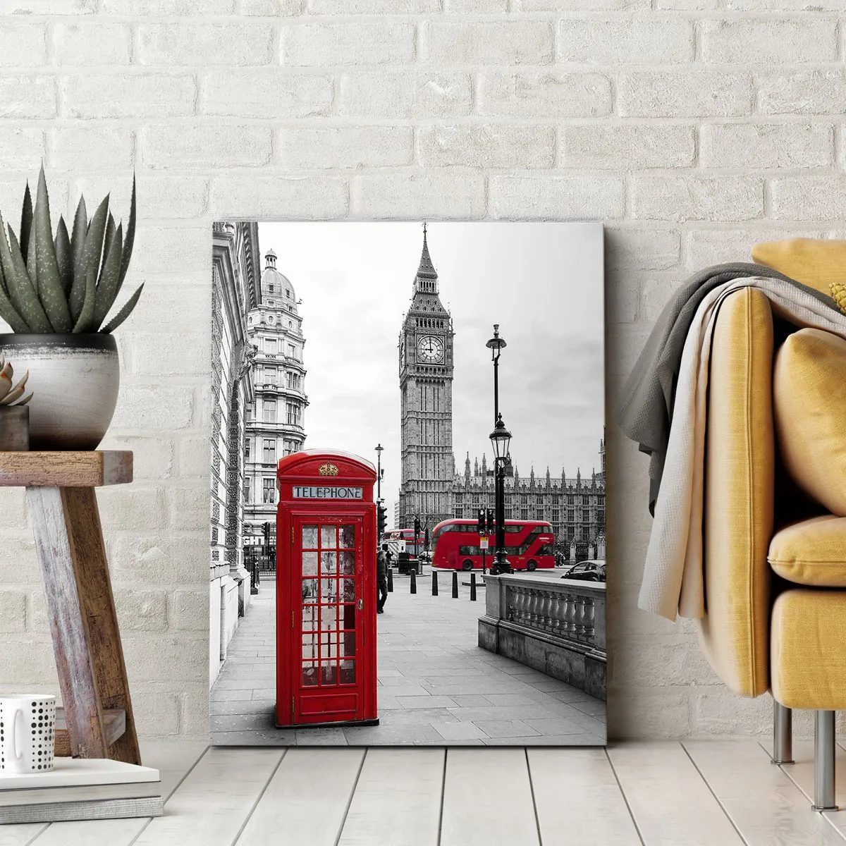 Impression sur toile - Image sur toile - Sans aucun doute Londres - 65x120 cm