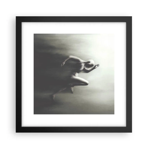 Affiche dans un cadre noir - Poster - Inarrêtable - 30x30 cm