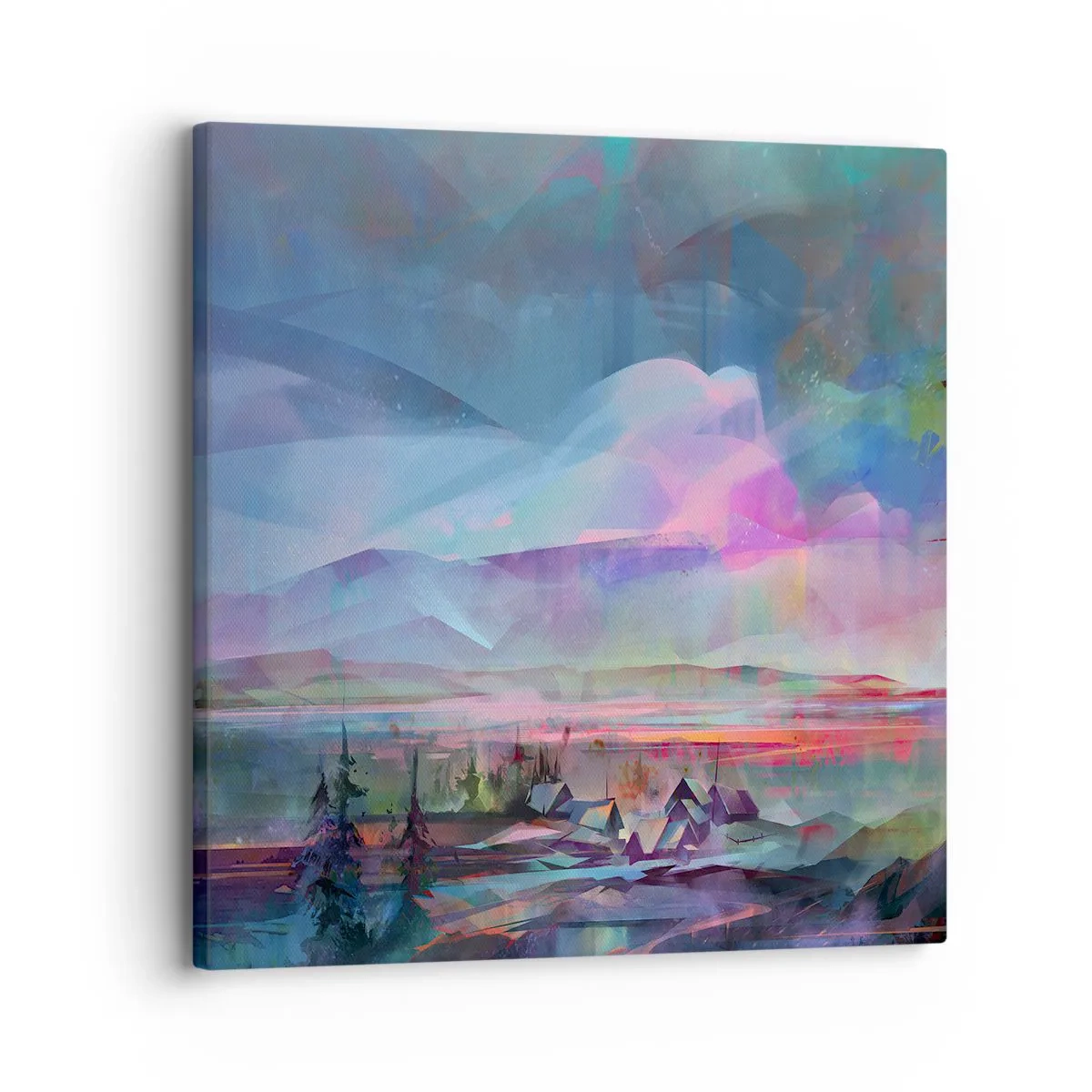 Impression sur toile - Image sur toile - Sous un ciel bienveillant - 30x30 cm