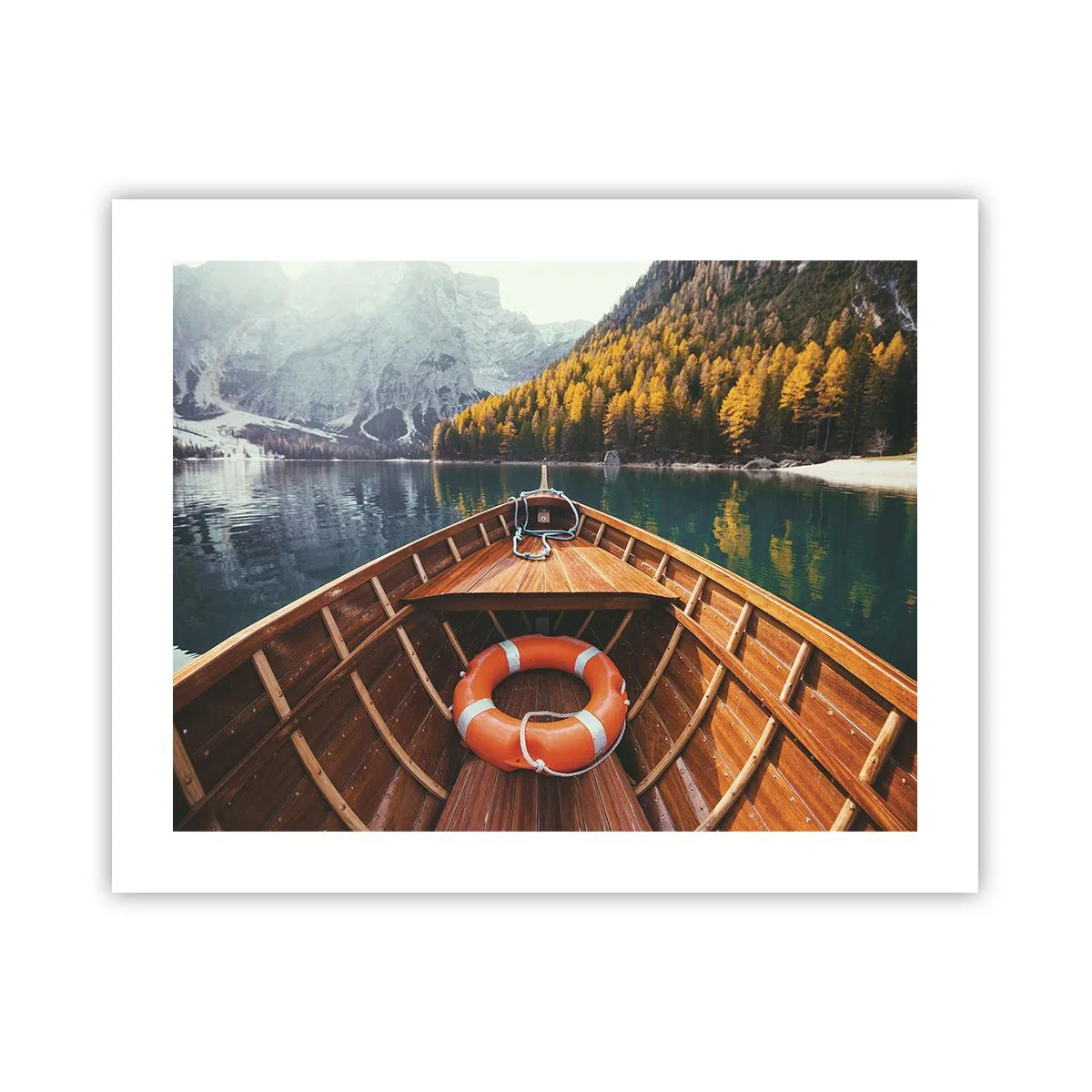 Affiche - Poster - Escapade en montagne - 50x40 cm