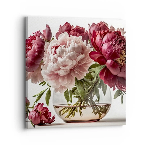 Impression sur toile - Image sur toile - En pleine floraison de beauté - 30x30 cm