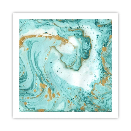 Affiche - Poster - Sous la grande vague de l'ère Edo - 60x60 cm