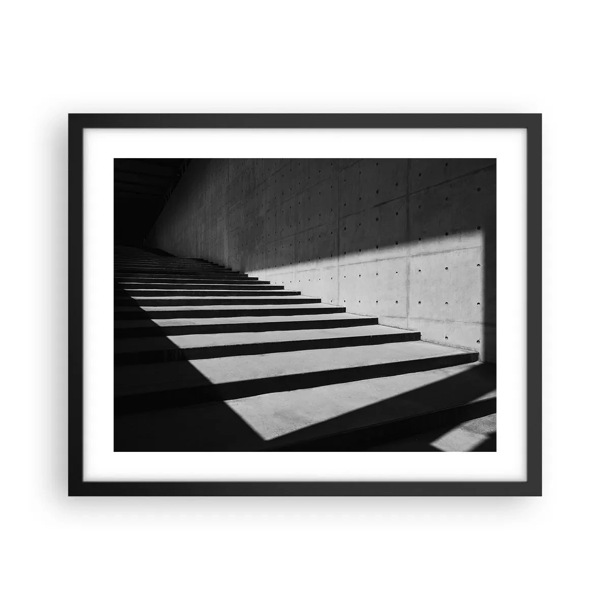 Affiche dans un cadre noir - Poster - La beauté brute du modernisme - 50x40 cm