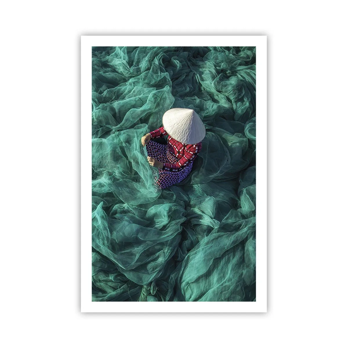 Affiche - Poster - Dans une mer de filet - 61x91 cm