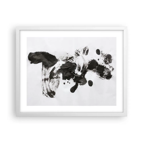 Affiche dans un cadre blanc - Poster - De la méthode dans la folie ? - 50x40 cm