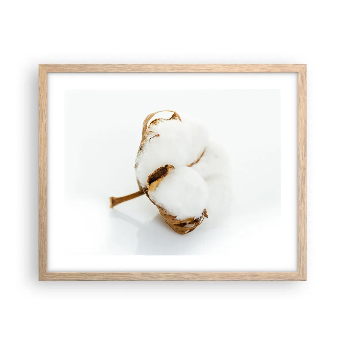 Affiche dans un chêne clair - Poster - Doux par nature - 50x40 cm