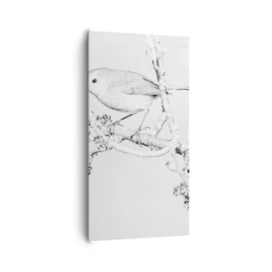 Impression sur toile - Image sur toile - Matin d'hiver - 65x120 cm