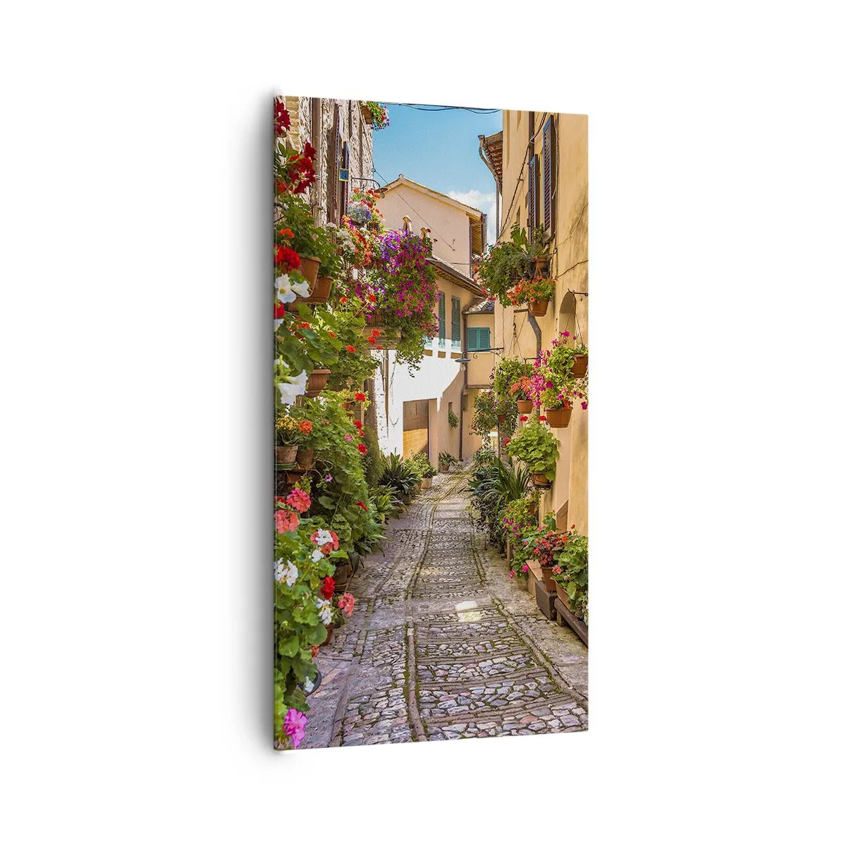 Impression sur toile - Image sur toile - Ruelle italienne - 65x120 cm