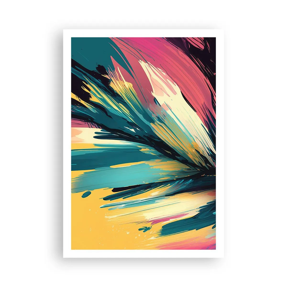 Affiche - Poster - Composition – une explosion de joie - 70x100 cm