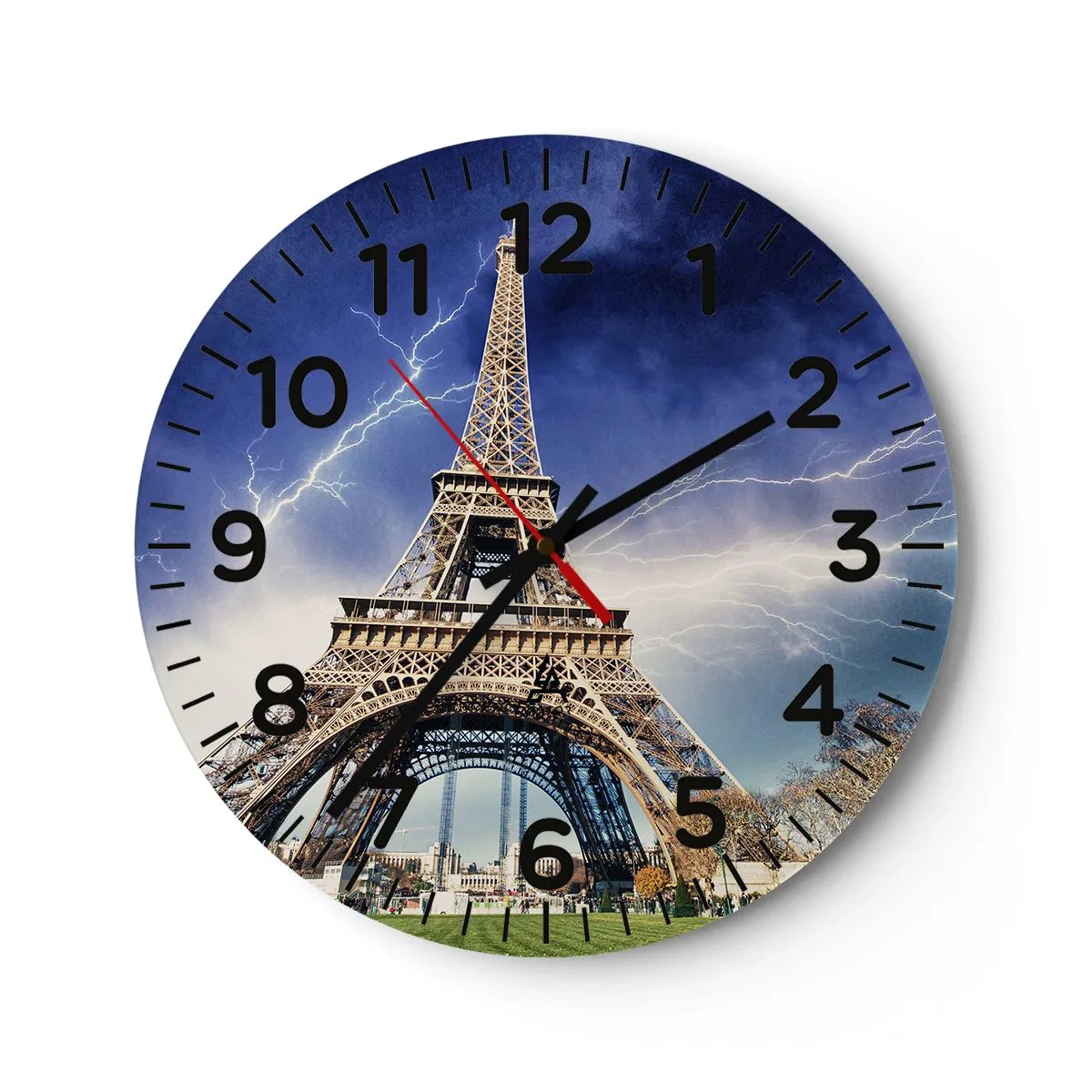 Horloge murale - Pendule murale - Maître des tempêtes - 40x40 cm