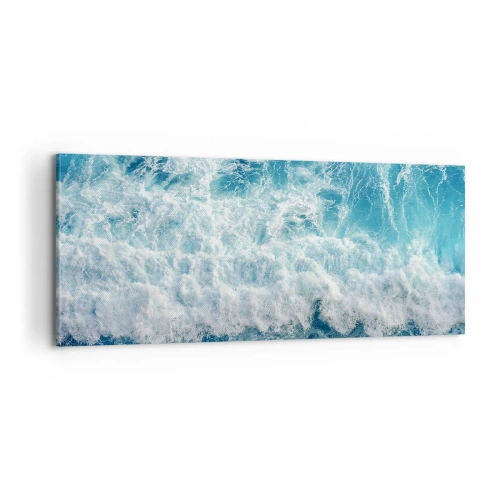 Impression sur toile - Image sur toile - Joyeusement et en sautant - 100x40 cm