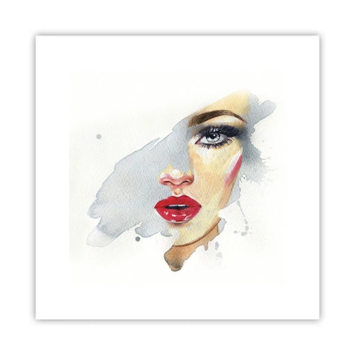 Affiche - Poster - Reflet dans une goutte d'eau - 30x30 cm