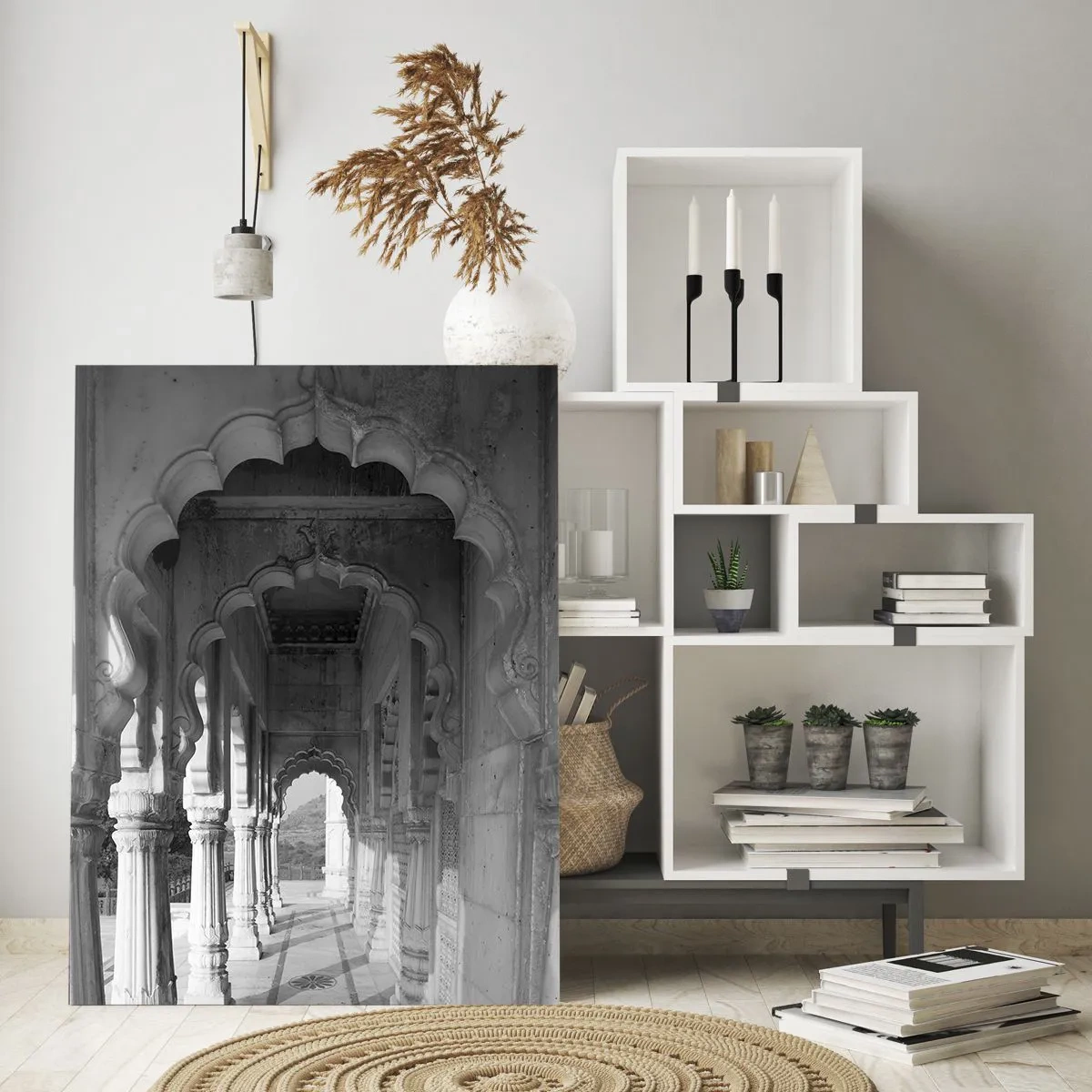 Impression sur verre - Image sur verre - Les contes de fées orientaux se déroulent ici - 70x100 cm