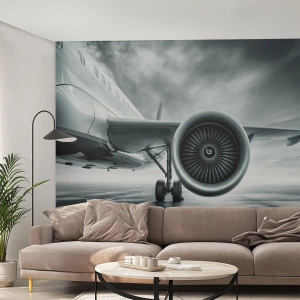 Papier Peint Photo Standard Eco - Sent la force! - Avion, Voyage, Entreprise - 350x256 cm