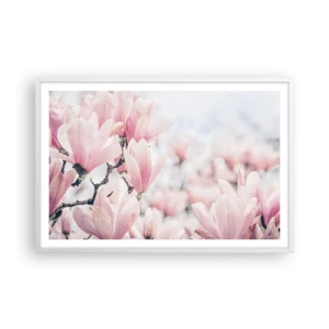 Affiche dans un cadre blanc - Poster - Idéal de la subtilité - 91x61 cm