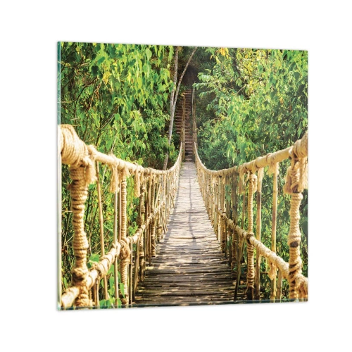 Impression sur verre - Image sur verre - Suspendu dans la nature - 30x30 cm