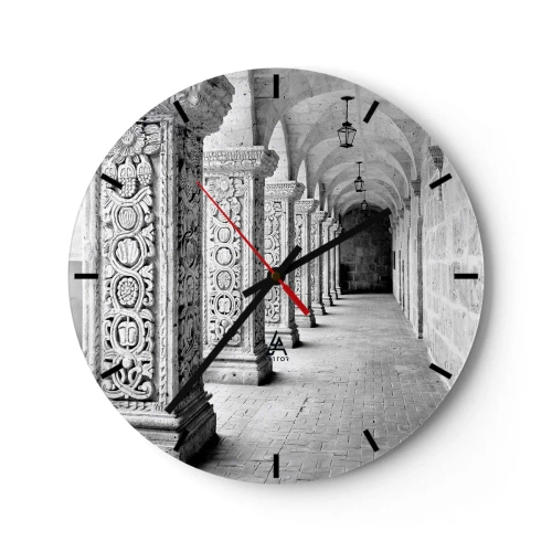 Horloge murale - Pendule murale - Où cela mène-t-il…? - 40x40 cm