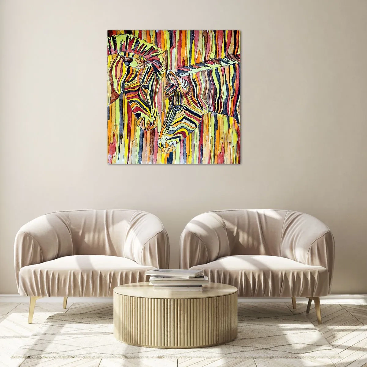 Impression sur verre - Image sur verre - Et donc toi aussi... - 50x50 cm