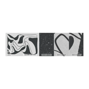 Échantillon de Papier Peint Premium Sand - Amusement de labyrinthe abstrait - Bohème, Minimalisme, Morceau - 100x30 cm