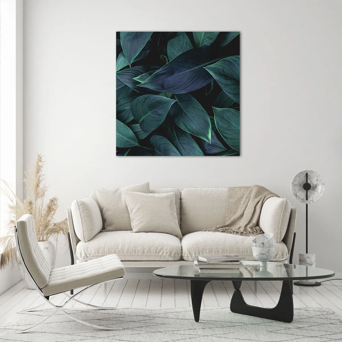 Impression sur verre - Image sur verre - le vert lui-même - 50x50 cm