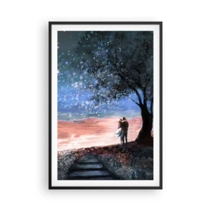 Affiche dans un cadre noir - Poster - Spectacle étoilé - 61x91 cm