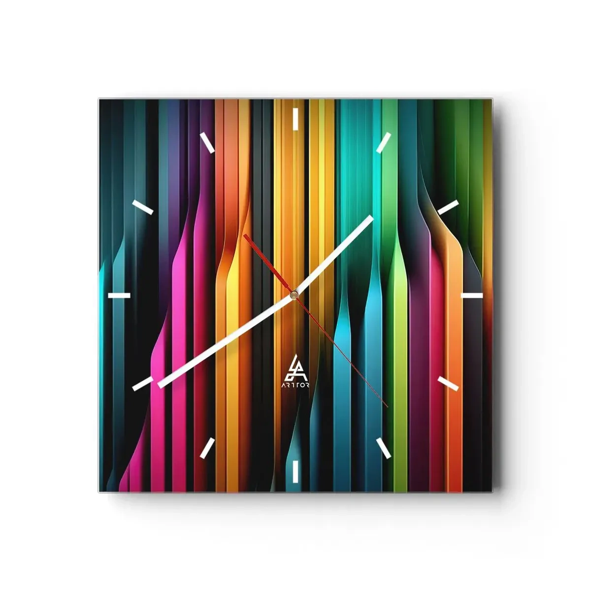 Horloge murale - Pendule murale - Un organe de lumière - 40x40 cm
