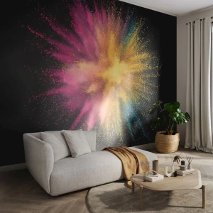 Papier Peint Photo Premium Sand - Origine des couleurs - Abstraction, Morceau, Fantaisie - 450x315 cm