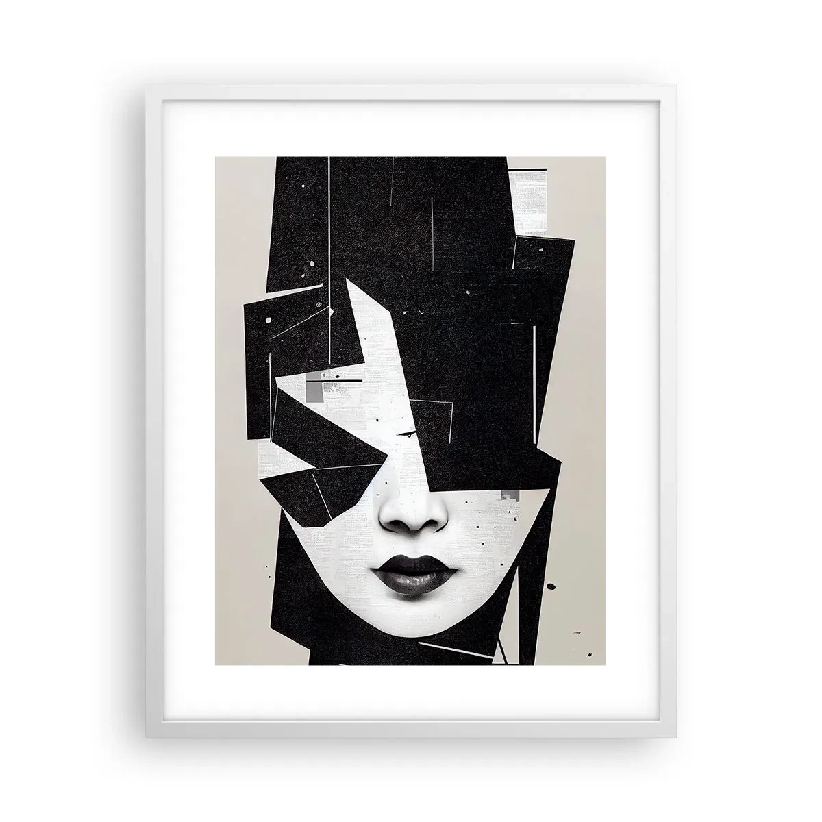 Affiche dans un cadre blanc - Poster - Profondément caché - 40x50 cm